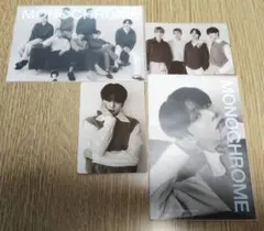 BTS モノクローム　 フォト　公式　4種セット売り