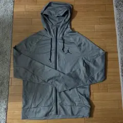 JODAN ジョーダン パーカー ロゴ刺繍 ジャンプマン ジップアップ グレー