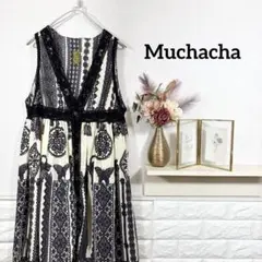 ムチャチャ★　Muchacha　ワンピース　ノースリーブ　レース　蝶々　幻想的