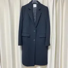 SENSE OF PLACE ブラック チェスターコート