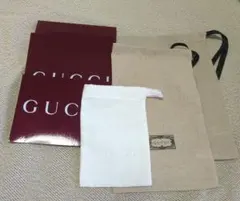 GUCCI　封筒4枚、巾着3枚セット