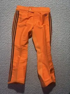希少　デサント製 80s アディダス オレンジ ADS-600 フレアパンツ
