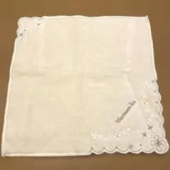 【新品未使用】Afternoon Tea 刺繍入りタオルハンカチ
