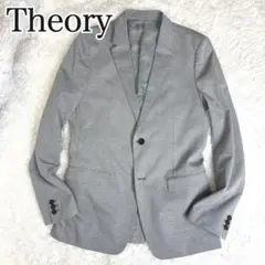 Theory セオリー テーラードジャケット ライトグレー L レディース