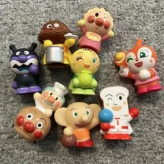 アンパンマン 指人形 ソフビ フィギュア 7体セット