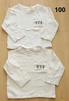 【2着セット】H&M　スヌーピー　Tシャツ　100
