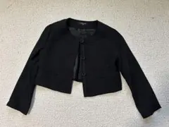 黒　コムサイズム　120 ボレロ&ワンピース セット