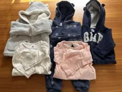GAP ベビー服セット（ロンパース・パーカー、スウェット・アウター）