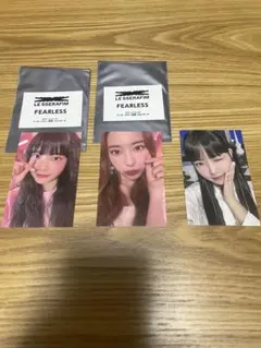 LE SSERAFIM FEARLESS ラキドロ 3枚セット