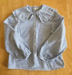 SHOO・la・RUE フリル襟長袖ブラウス 140