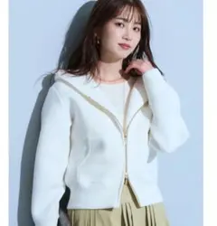 ジャスグリッティ/ダブルジップコンパクトパーカー/size M