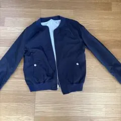 ネイビー ボンバージャケット