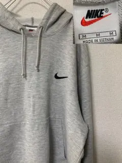 90s NIKE 白タグ 銀タグ スウェット ワンポイント ロゴ グレー