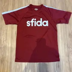 sfida 赤 サッカー　シャツ ウェア　Sサイズのサムネイル
