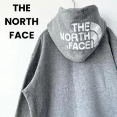 【大人気アイテム✨】ザノースフェイス リアビューフルジップフーディ グレー S