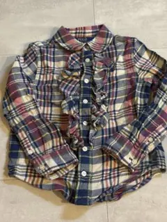 POLO RALPH LAUREN フリルチェックシャツ 4