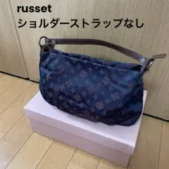 russet ラシット　ハンドバッグ　ネイビー ショルダー バッグ