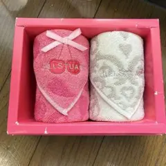 【新品未使用】　JILL STUART ハート柄タオルセット　2個