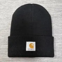 Carhartt 黒 ニット帽　ビーニーのサムネイル