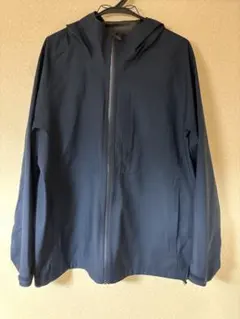 UNIQLOネイビー フード付き マウンテンパーカー
