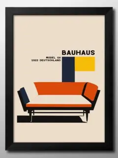 15242■ポスター アート 絵画『バウハウス　BAUHAUS』A3 マット紙