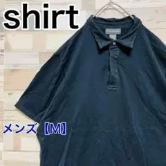 YD95【US輸入】バナナリパブリック　半袖ポロシャツ【メンズM】ブラック