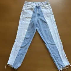 Lee パッチワークデニムパンツ