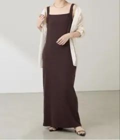 【美品】COLLAGEGALLARDAGALANTEリブキャミワンピース