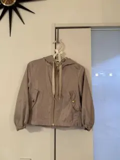 ikka フード付きジャケット 120 ピンクベージュ