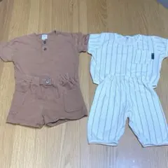 H&M バースデイ　半袖　半ズボン　セットアップ　上下2組　4枚セット　80cm