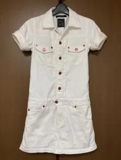 美品 希少✨MARK&LONA 【洗える】半袖 オールインワン ワンピース 迷彩
