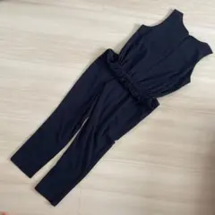 ZARA ネイビー ノースリーブ サロペット オールインワンのサムネイル