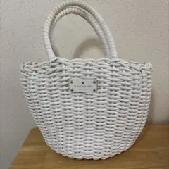 Kate spade New York カゴバッグ　ホワイト