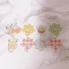 ポケモン ポケピース ピカチュウ モクロー アクリルスタンド アクスタ
