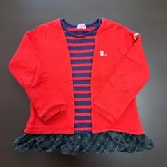 ミキハウス　ホットビスケッツ　トレーナーサイズ110