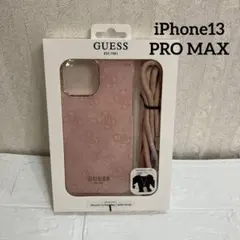 アメリカGUESSゲスiPhone13PRO MAX ストラップ付きスマホケースのサムネイル