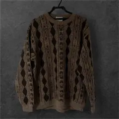 80s vintage アルパカ×ラビットファー ウエスタン風ニットジャケット 80s vintage ウエスタン ニット ジャケット アルパカ ラビット - メルカリ