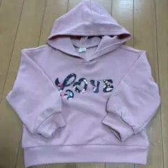 SHEIN パーカー ピンク 4Y