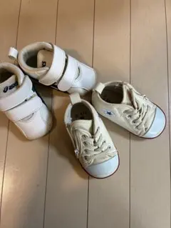 asics ホワイト コンバースベビーシューズ セット 13 12.5
