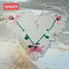 バブーシュカいちご ベビーキッズかぎ針編みハンドメイドゴスロリロリータ