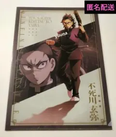 鬼滅の刃 無限城編 描き下ろしイラスト A4クリアファイル 不死川玄弥