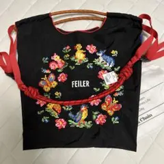 【値下げ！】フェイラー　ボールアンドチェーン　ハイジフレンズフォレスト　黒M フェイラー ボールアンドチェーンハイジフレンズフォレスト