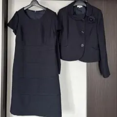 Emma james 黒ワンピーススーツ ジャケット付き