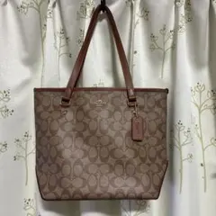 COACH ブラウン トートバッグ