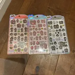 モンチッチ★うるちゅる★カミオジャパン★シール★三点セット★新品