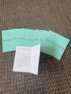 美品✨ティファニー Tiffany 購入カード【日付け未記入‼️】➕ケア