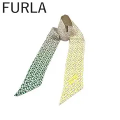 フルラ FURLA スカーフ スリム ミニ グラデーション ベージュ 緑 黄のサムネイル
