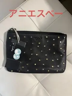 アニエスベー　羊革　ポーチ　新品