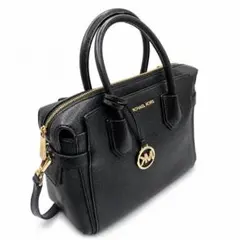 MICHAEL KORS MERCER ベルテッド サッチェル スモール 黒