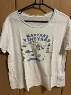 TOMMY HILFIGER Tシャツ L ハワイ　海　トミー